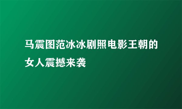马震图范冰冰剧照电影王朝的女人震撼来袭