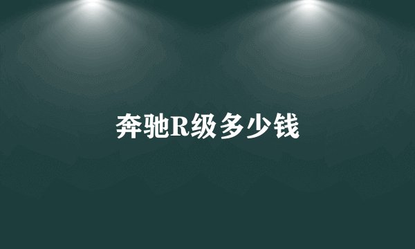 奔驰R级多少钱