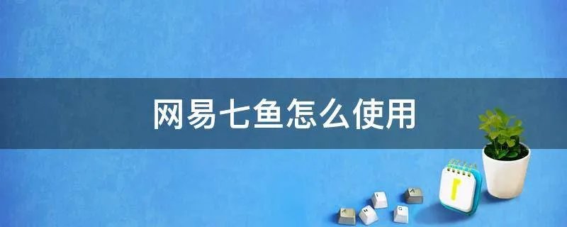 网易七鱼怎么使用