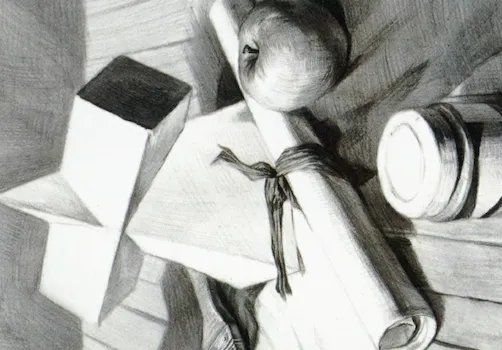 素描静物作画步骤图,有图的,有步骤的