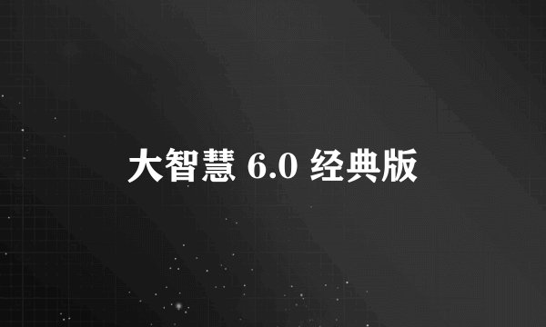 大智慧 6.0 经典版